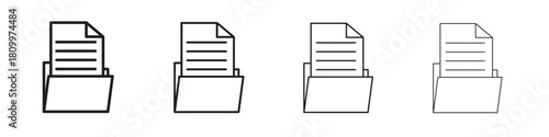 File icon on white background. Modern simple icon vector illustration.