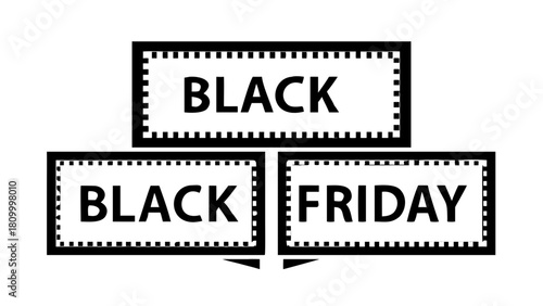 Black friday sale promotion event special offer discount shopping retail season holiday advertising design vector