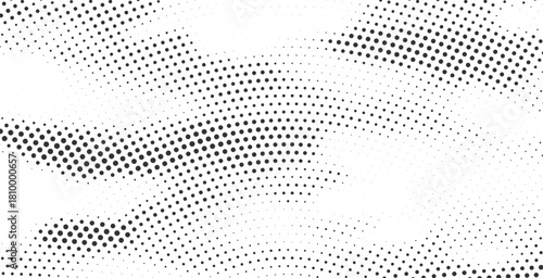 Smooth halftone wave gradient texture with flowing dotted transitions creating abstract soft shading ideal for modern minimal backgrounds motion design and contemporary graphic surfaces