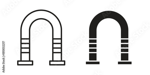 Archway icon collection. modern simple icons for web