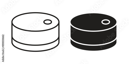 Canned food icon collection. modern simple icons for web