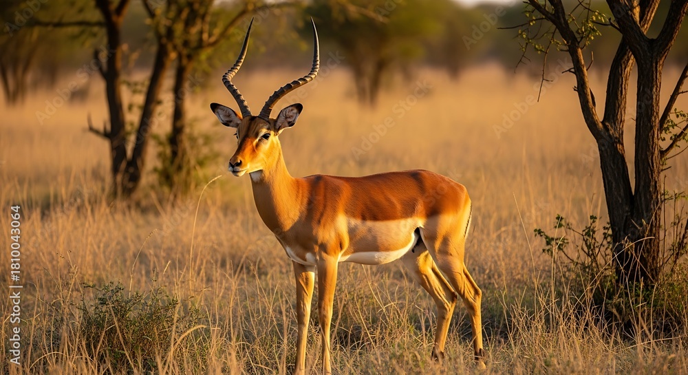 Naklejka premium impala antelope in kruger national park