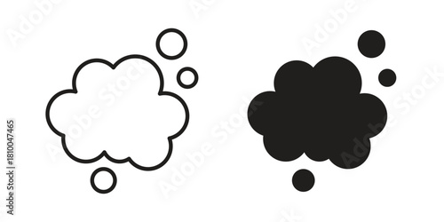 Foam icon collection. modern simple icons for web