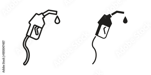 Fuel icon collection. modern simple icons for web