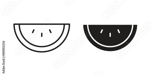 Melon icon collection. modern simple icons for web