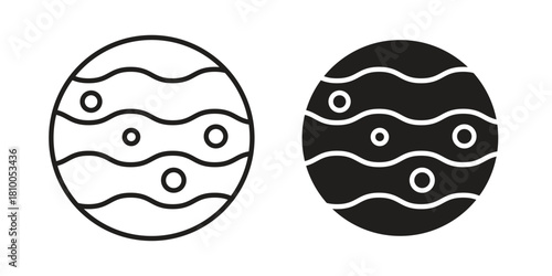 Mercury icon collection. modern simple icons for web