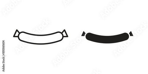 Sausage icon collection. modern simple icons for web