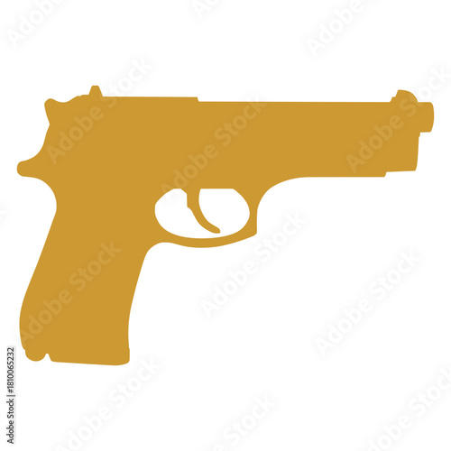 Handgun Silhouette Icon