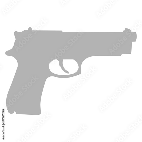 Handgun silhouette