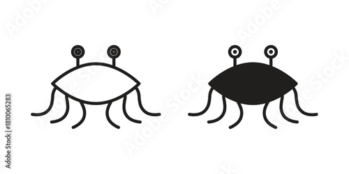 Spaghetti Monster Flying icon collection. modern simple icons for web