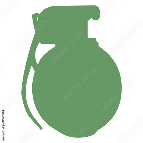Grenade Silhouette Icon