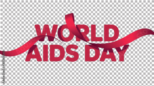 Modern Bold AIDS Day Typography.