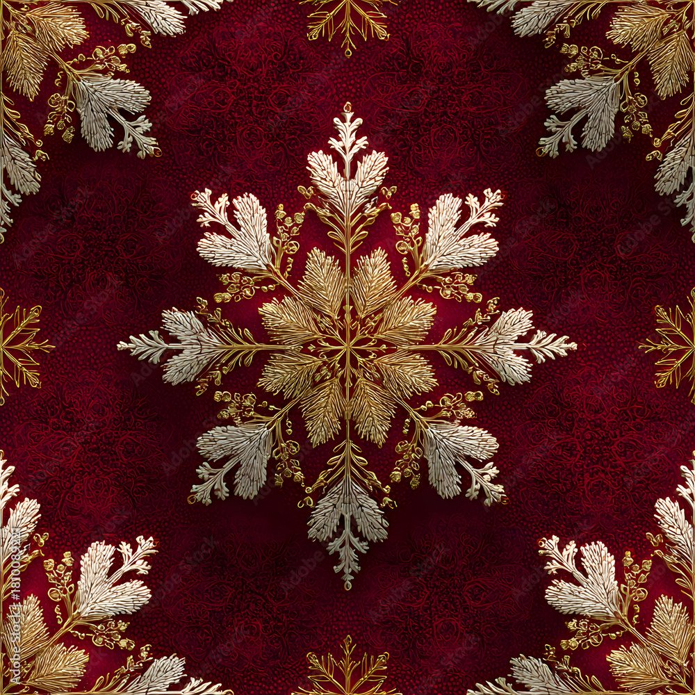 Fototapeta premium Seamless Christmas pattern.