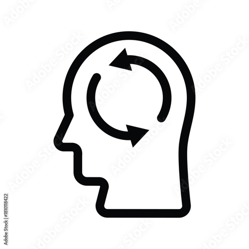 Mind refreshment icon