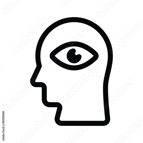 View of mind icon