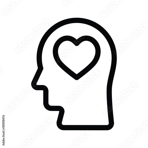 Charity mind icon