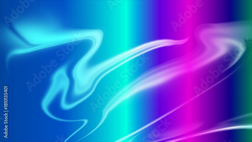 Abstract Wavy Gradient Background in Vibrant Blue, Teal, Purple, and Pink Hues