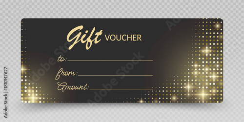 Elegant Gift Certificate and Card. luxury gift vouchers Vector format