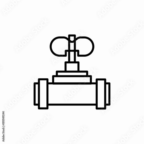 water pipe icon sign vector