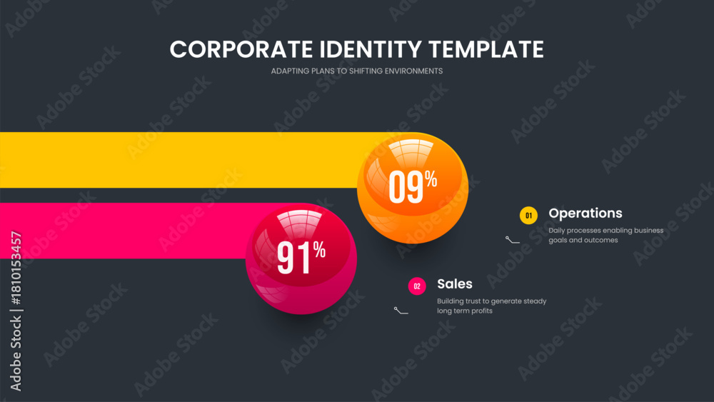 custom made wallpaper toronto digitalFinancial Performance 2 Element Graph Presentation Template. Market Proposal Slide Design Vector Illustration. Minimalist Portfolio Two Option Diagram Slideshow Layout.