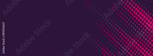 Halftone dots red and blue color pattern gradient grunge texture background