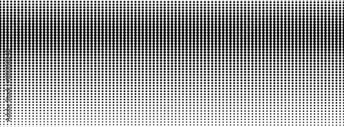 Set of halftone dots gradient pattern texture isolated on white background. Straight dotted spots using halftone circle dot raster texture. Vector blot half tone collection.