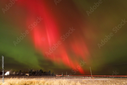 Solar G4 Class Storm, November 11, 2025.  Taken near Martensville, Saskatchewan.