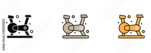 Get fit at home with a modern exercise bike design for your fitness goals and wellness, perfect for cardio workouts and building strength