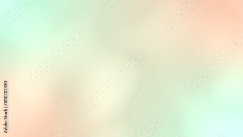 Luxury Green And Orange Background With Particle