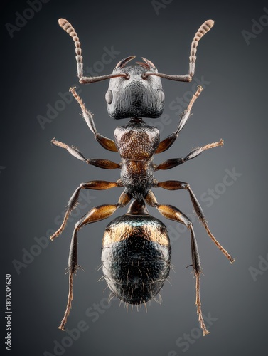 Close-Up of Adult Odorous Ant: Exploring the Intricacies of an Arthropod in the Animal Kingdom