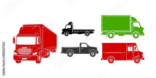 Minibus icon. Black outline linear silhouette. Editable strokes. Side view. Vector simple flat graphic illustration. Isolated object on white background