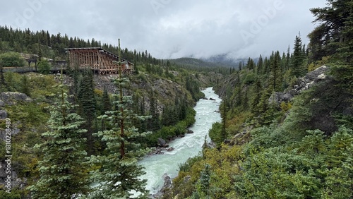 river in the mountains