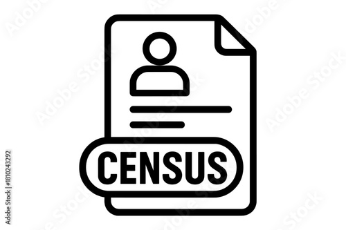 Official document representing demographic data collection and population survey form