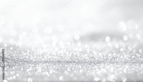 細かいシルバーラメが広がる透明感の高画質背景
