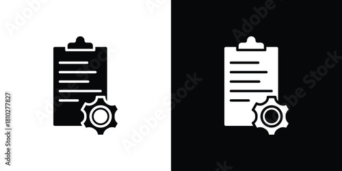 Compile icons symbols in flat style.