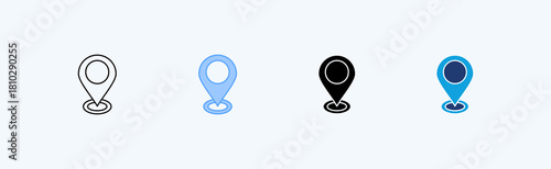 Map Marker Outline Icon