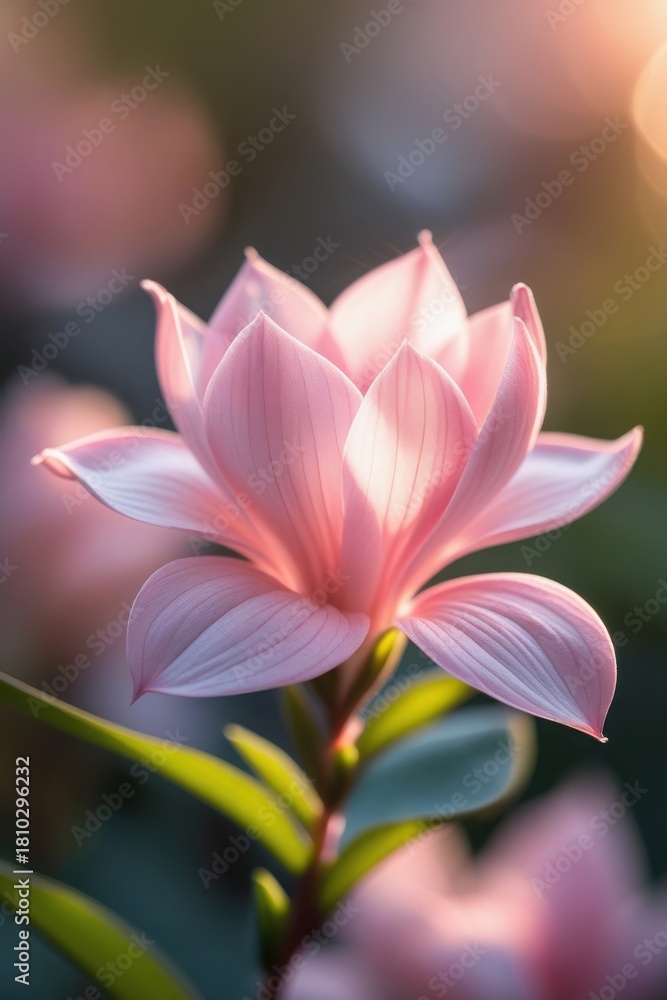 Fototapeta premium close up of pink flower