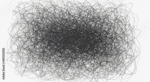 Chaotic linear abstraction: A complex network of intertwining lines pattern