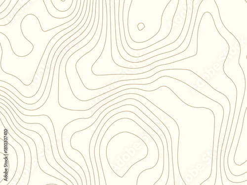 abstract topographic wave line Color, gold line map texture. geometric discovery mounted location counter grid map background. gold wave paper curved reliefs abstract background. The topographic map.