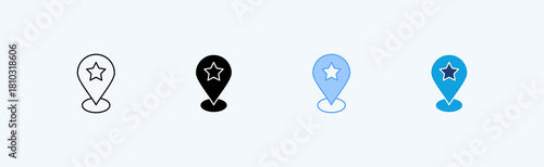 Favorite Multiple Icon Illustration Vector