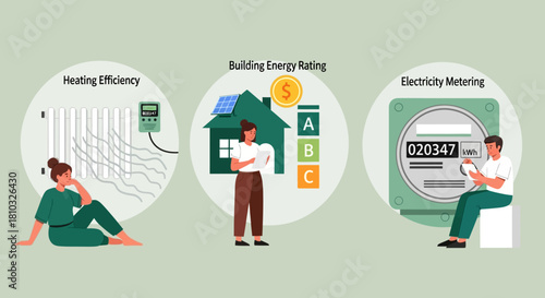 Vector illustrations showcasing diverse hands performing essential hygiene and care routines washing with soap, applying lotion, using sanitizer, and cleaning with wet wipes