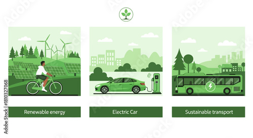 Visualizing a Greener Tomorrow with Clean Energy, Electric Mobility, and Sustainable Public Transport Systems for Environmental Preservation