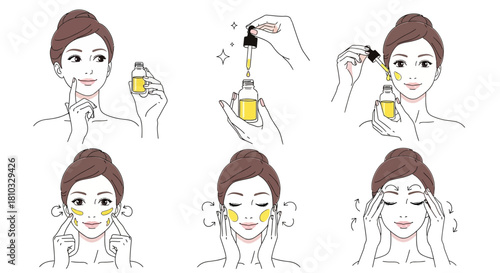Step-by-step guide to applying facial serum for a glowing complexion and healthy skin