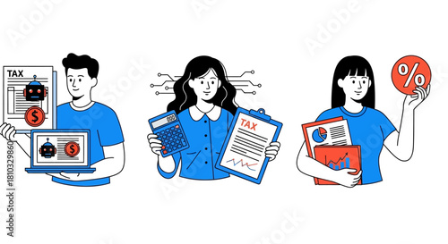 Financial Analysis and Tax Planning Illustration of Budgeting and Investment Strategies