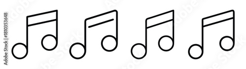 Download music note vector art: musical notes, melody, song, sheet music, and rhythm design element