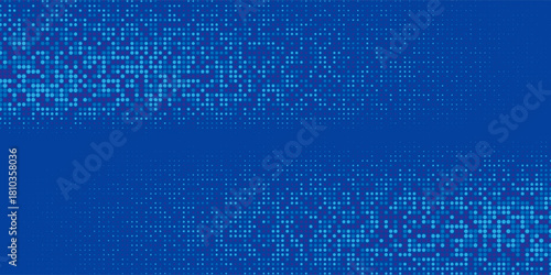 Abstract Finance Digital Business Background. Fintech Technology or Science Research Presentation Backdrop. Digital Crypto Business Vector Illustration.
