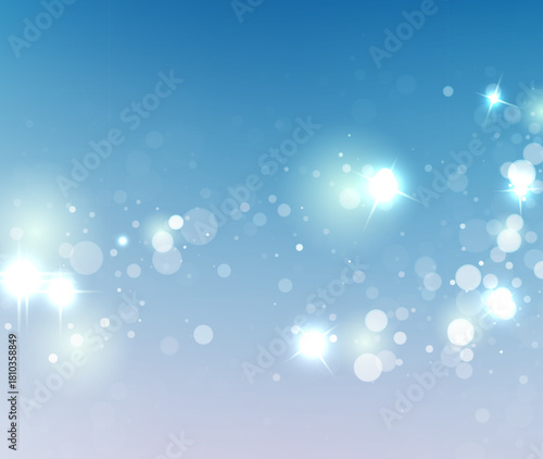 Romantic Vector Bokeh Background With Soft Light Glow