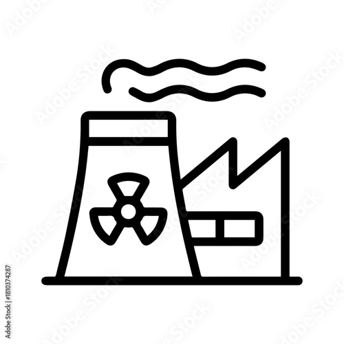 Nuclear Power Plant Icon