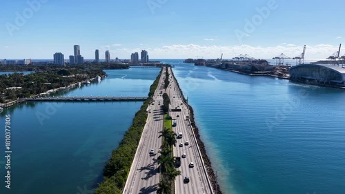 Wallpaper Mural Miami Beach Skyline At Miami Beach In Florida United States. Stunning Cityscape. Beach Landscape. Highrise Buildings. Miami Beach Skyline In Florida United States. Nature Background. Torontodigital.ca