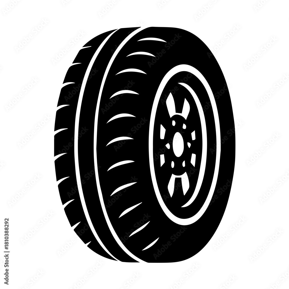 Obraz premium Mechanic Tire Icon